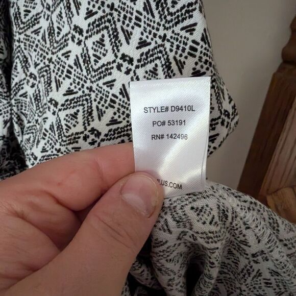 Lulus Casablanca Queen Black and White Print Maxi Halter Dress Size Medium - Picture 7 of 10